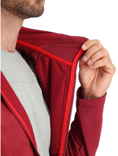 Mikina s kapucí Spyder Gridweb Fleece Hoodie Mens Raw Denim 38A031415 26/27