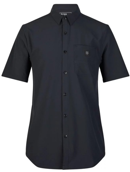 Pánská košile FOX Ranger Woven SS Jersey Pewter Black 30913-001 26/27