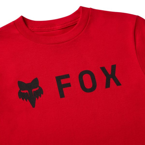 Dětské/Juniorské Triko Fox Youth Absolute Ss Tee Tibetan Red 39613-581 26/27