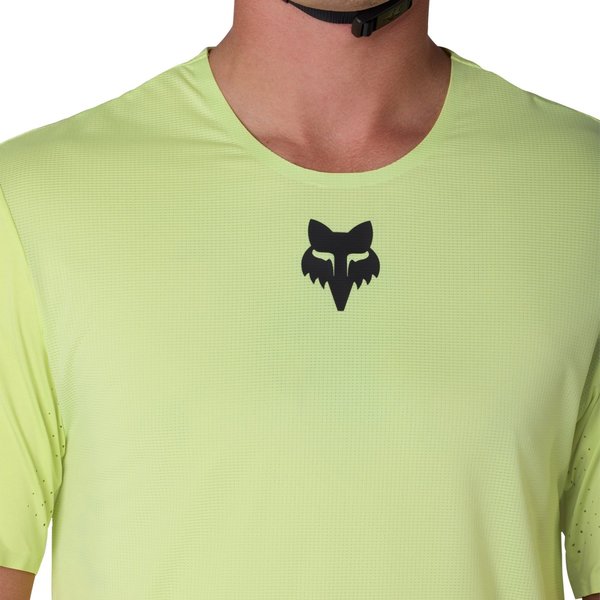Cyklistický Dres FOX Flexair SS Jersey Lime 38367-334 26/27