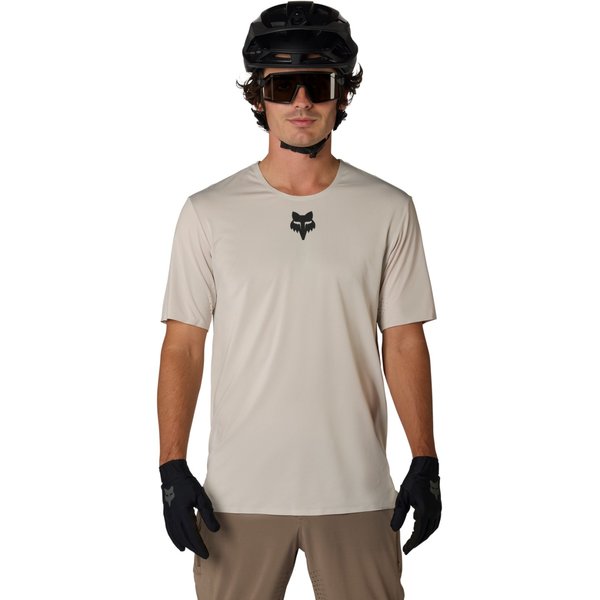Cyklistický Dres FOX Flexair SS Jersey Chalk 38367-089 26/27