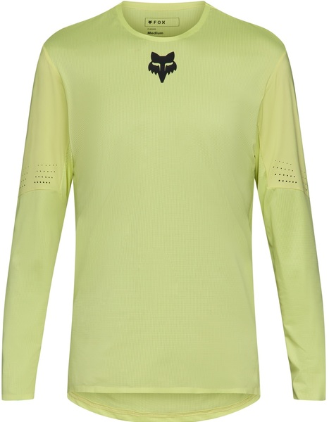 Cyklistický Dres FOX Flexair LS Jersey Lime 38251-334 26/27