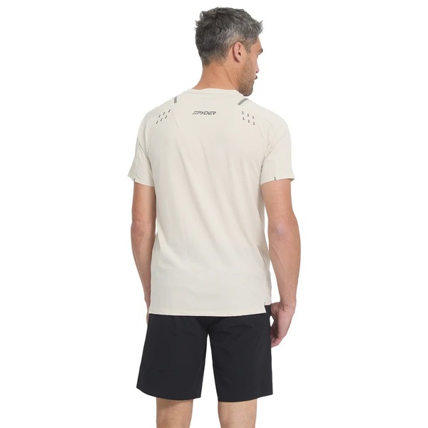 Pánské triko Spyder Pinnacle Short Sleeve Tech Crew Tee Light Grey 38A011605-LGR 26/27