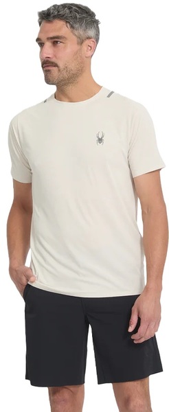 Pánské triko Spyder Pinnacle Short Sleeve Tech Crew Tee Light Grey 38A011605-LGR 26/27
