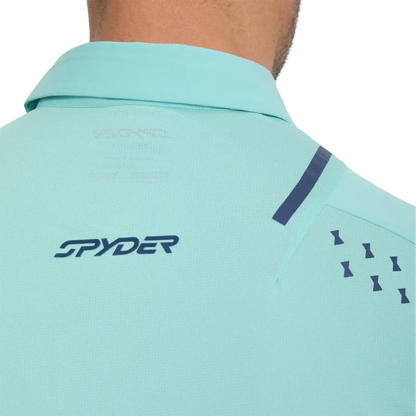 Pánské Polo triko Spyder Pinnacle Short Sleeve Polo Glacier Blue 38A011600-GLB 26/27