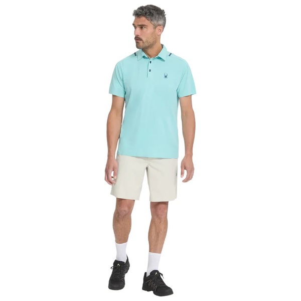 Pánské Polo triko Spyder Pinnacle Short Sleeve Polo Glacier Blue 38A011600-GLB 26/27