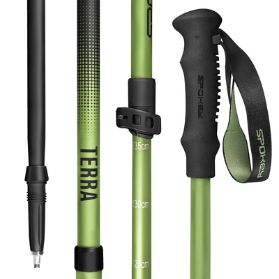 Trekingové skládací hole Spokey Terra Green K944825 26/27