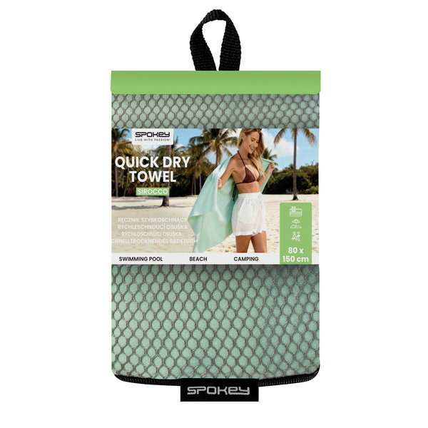 Rychleschnoucí cestovní ručník Spokey Sirocco 50 x 120 cm Mint K946612 26/27