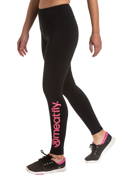 Dámské sportovní legíny Meatfly Arabel Pink Logo 26/27