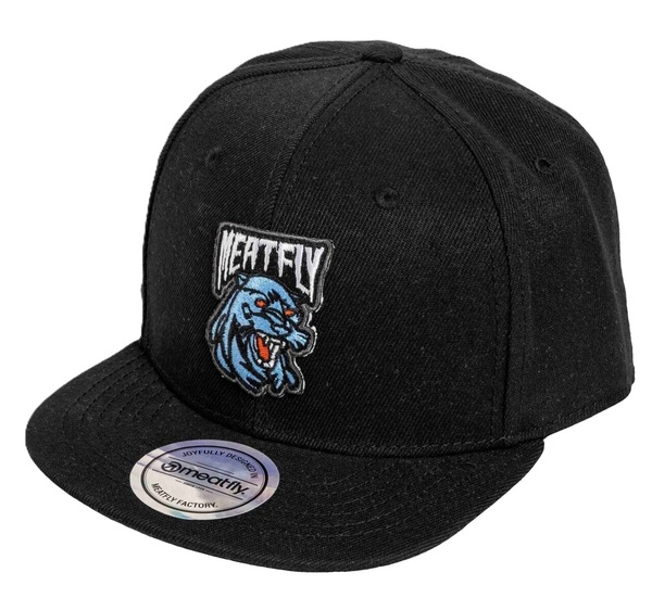 Dětská Kšiltovka Meatfly Alfy Snapback Black Panther 26/27