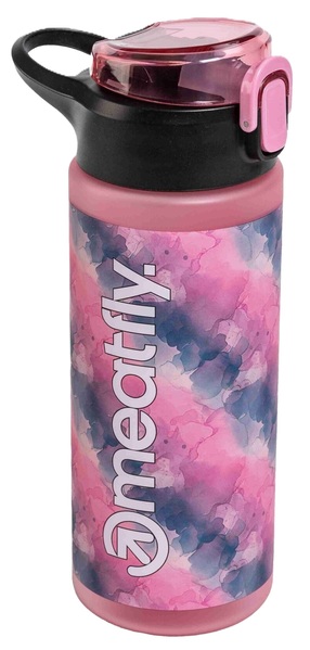 Láhev na vodu Meatfly Collie Black/Pink 26/27