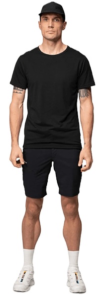 Pánské lehké vlněné triko Devold Breeze Merino 150 T-shirt Man Black GO 180 210 A 950A 26/27