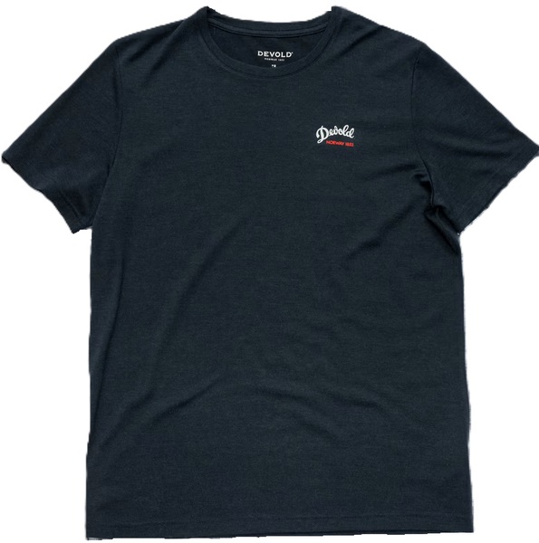 Pánské merino triko Devold Everyday Classic Script Tee Man Ink GO-180-295-C-284A 26/27