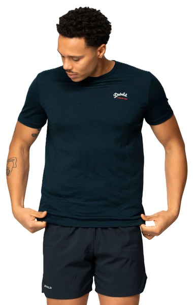 Pánské merino triko Devold Everyday Classic Script Tee Man Ink GO-180-295-C-284A 26/27