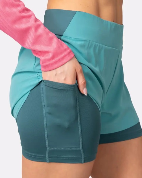 Dámské šortky Kari Traa Mija Training Shorts Lagon 623764 26/27