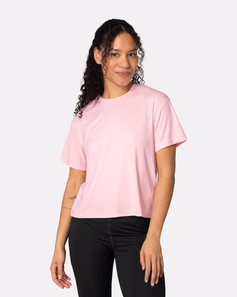 Dámské funkční triko Kari Traa Una T-Shirt Cotton Candy 623962 26/27