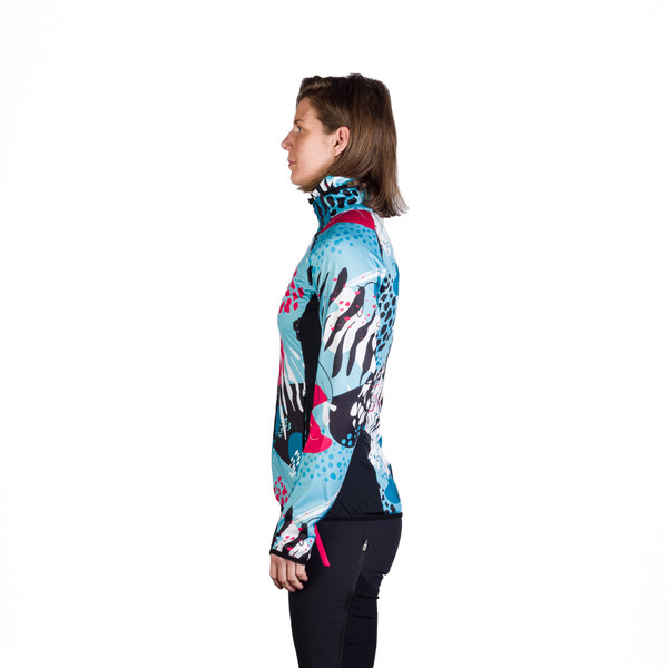 Dámská skialpová outdoorová mikina Northfinder Zliechova 2 Splash Print MI-46252SKP-632 26/27