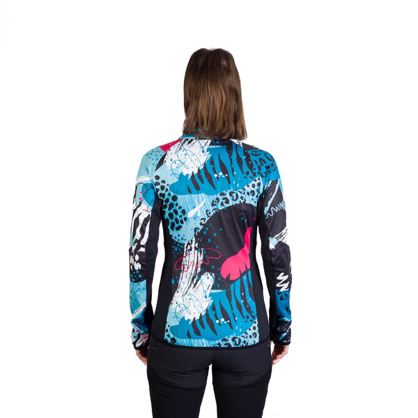 Dámská skialpová outdoorová mikina Northfinder Zliechova 2 Splash Print MI-46252SKP-632 26/27