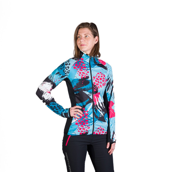 Dámská skialpová outdoorová mikina Northfinder Zliechova 2 Splash Print MI-46252SKP-632 26/27