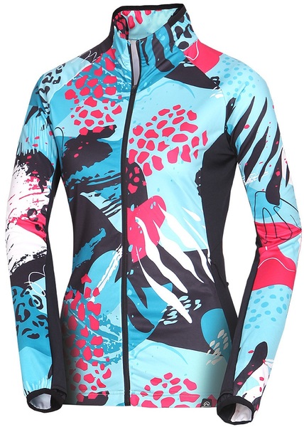 Dámská skialpová outdoorová mikina Northfinder Zliechova 2 Splash Print MI-46252SKP-632 26/27