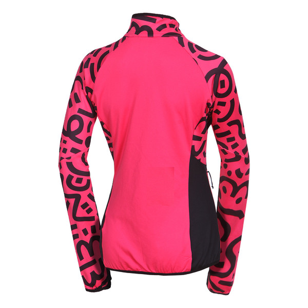 Dámská skialpová outdoorová mikina Northfinder Zliechova 2 Raspberry Black MI-46252SKP-645 26/27