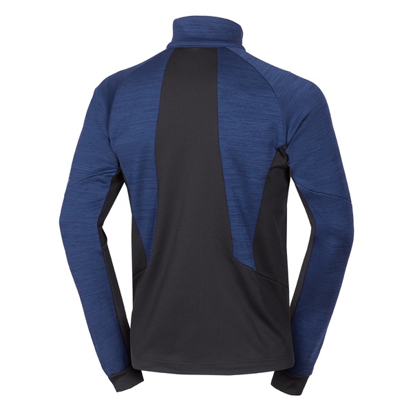 Pánská outdoorová flísová mikina Northfinder Elias Dark Blue Black MI-3920OR-811 26/27