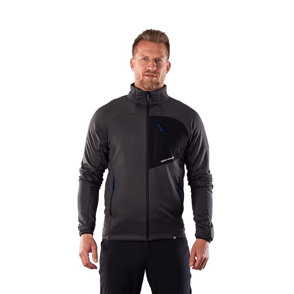 Pánská outdoorová flísová mikina Northfinder Eustacio Black Black MI-3921OR-270 26/27