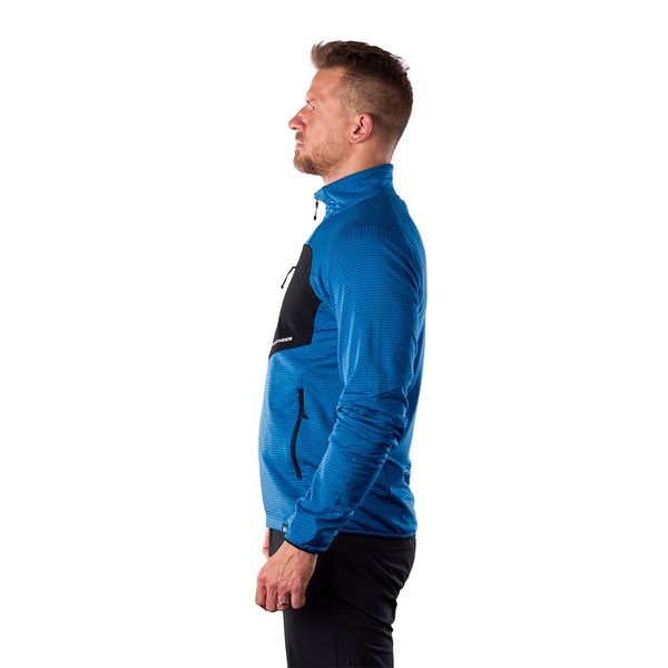 Pánská outdoorová flísová mikina Northfinder Eustacio Blue Black MI-3921OR-282 26/27