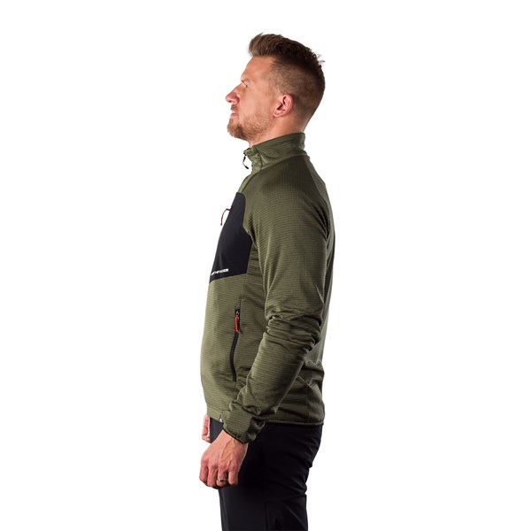 Pánská outdoorová flísová mikina Northfinder Eustacio Blue Dark Green MI-3921OR-550 26/27