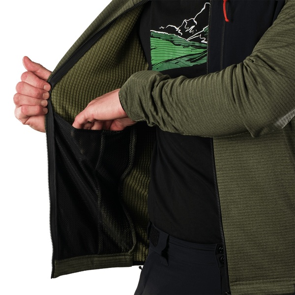 Pánská outdoorová flísová mikina Northfinder Eustacio Blue Dark Green MI-3921OR-550 26/27
