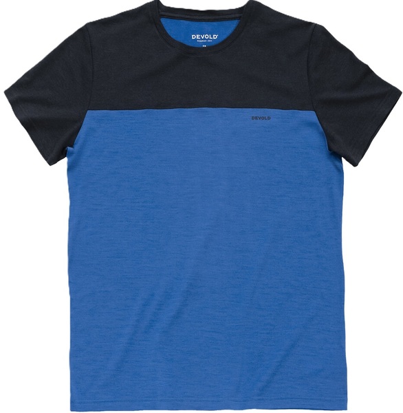 Pánské merino triko Devold Everyday Classic Linear Tee Man GO 180 213 C 250B 26/27