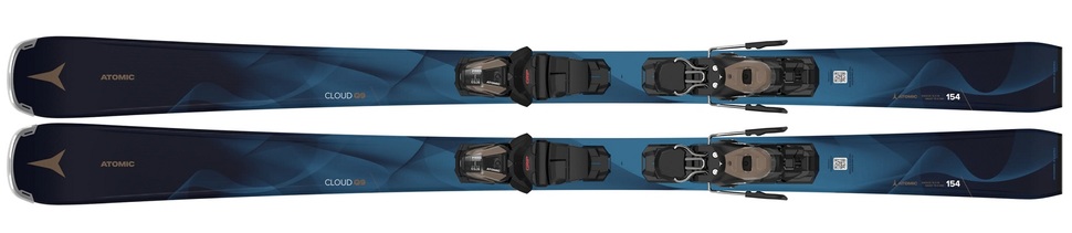 Dámské lyže Atomic Cloud Q9 + M 10 GW Grip Walk Black