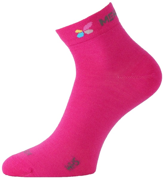 Lasting merino ponožky WHS-408 růžové 26/27