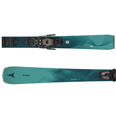 Dámské lyže Atomic Cloud Q8 + M 10 GW Grip Walk Black