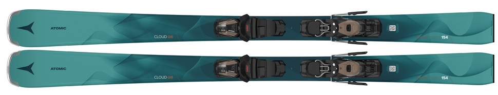 Dámské lyže Atomic Cloud Q8 + M 10 GW Grip Walk Black