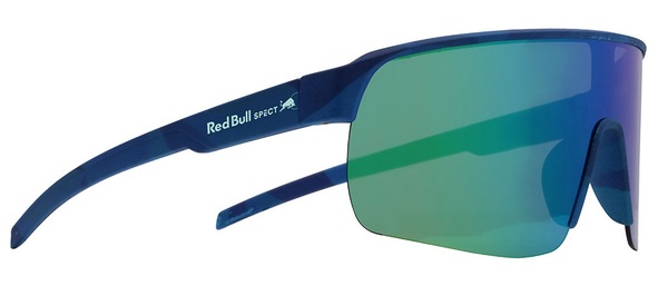 Sluneční brýle Red Bull Spect Dakota-015 matt blue/smoke with green-purple mirror 26/27