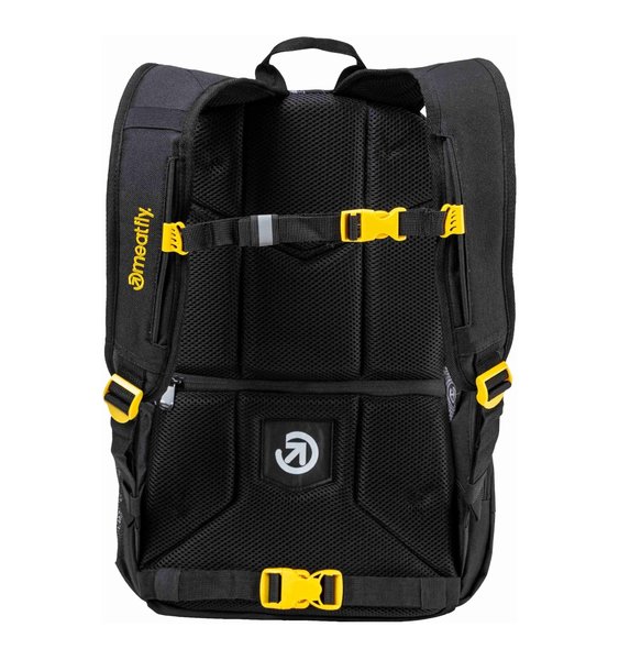 Batoh Meatfly Basejumper Blueprint Black 22 L + penál zdarma 26/27