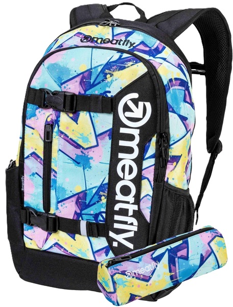 Batoh Meatfly Basejumper Graffity 22 L + penál zdarma 26/27
