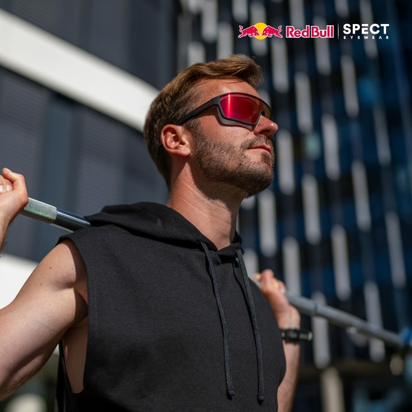 Sluneční brýle Red Bull Spect Daft Pro-02X Black/Photochromic Red Mirror CAT 1-3 26/27