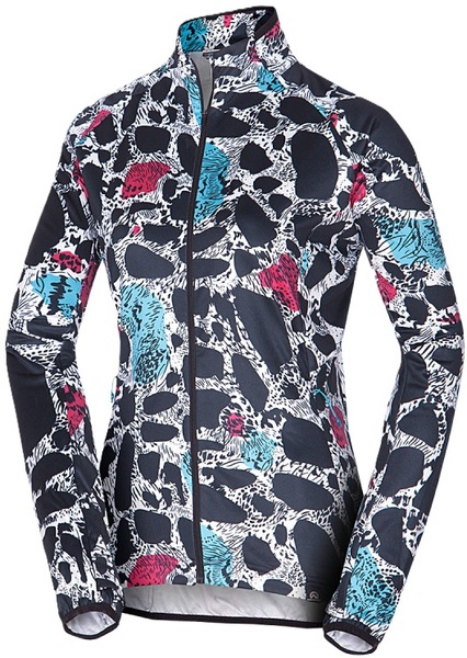 Dámská skialpová outdoorová mikina Northfinder Zliechova 2 Multicolorprint MI-46252SKP-512 26/27