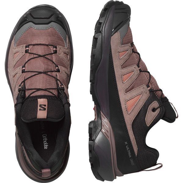 Dámské trekové boty Salomon X ULTRA 360 LTR GTX W Gore-Tex L47571500 Dark cognac/peppercorn black 26/27