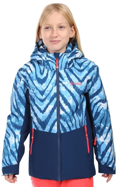 Dětská dívčí lyžařská bunda Kilpi SAMARA-JG Tmavě modrá ZJ0112KIDBL 25/26