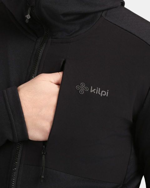 Pánská funkční mikina s kapucí Kilpi SEVELEN-M Černá 1M0202KIBLK 26/27
