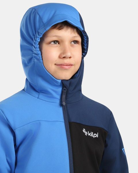 Dětská chlapecká softsheelová bunda Kilpi ONTAVIO-JB Tmavě modrá 1J0107KIDBL 26/27