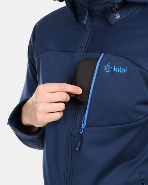Pánská softshellová bunda Kilpi ONTAVIO-M Tmavě modrá 1M0112KIDBL 26/27