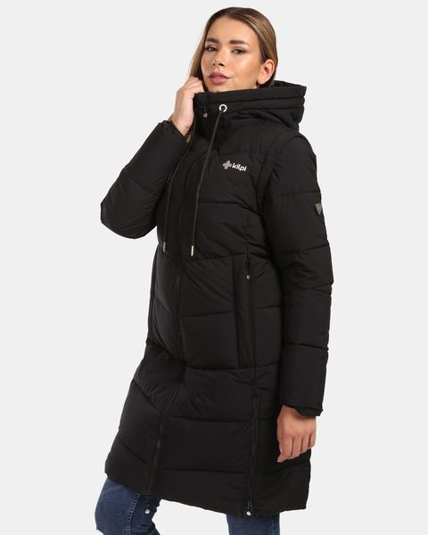 Dámský zateplený kabát / vesta Kilpi SALI-W Černá ZL0126KIBLK 26/27