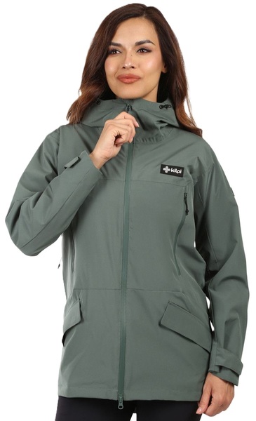 Dámský outdoorový kabát Kilpi AYRA-W Khaki YL0120KIKHK 26/27
