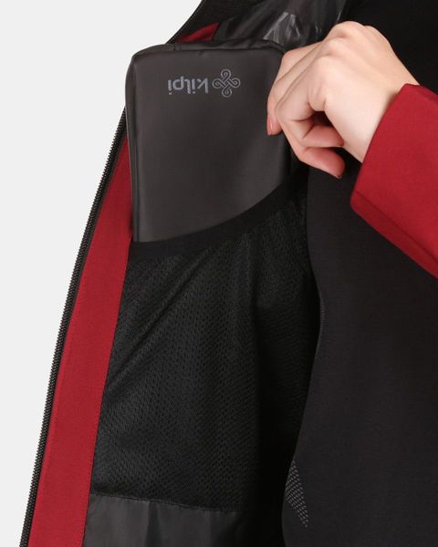 Dámský outdoorový kabát Kilpi AYRA-W Tmavě červená 1L0108KIDRD 26/27