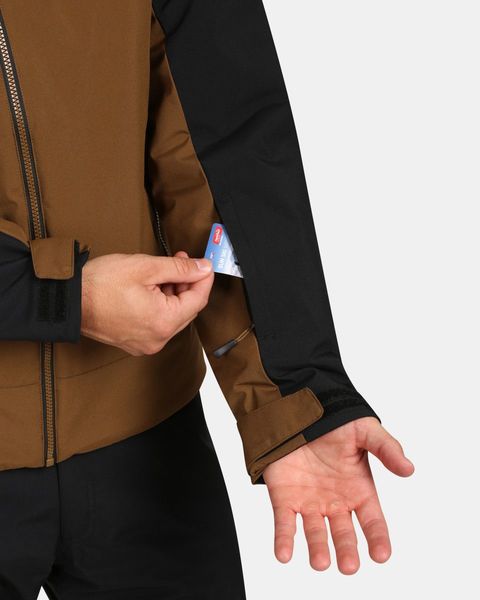 Pánská lyžařská bunda Kilpi FLIP-M Hnědá ZM0113KIBRN 26/27