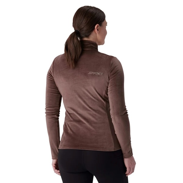 Dámská mikina Spyder Shimmer Bug 1/2 Zip Mocha 38B013603-MOC 26/27